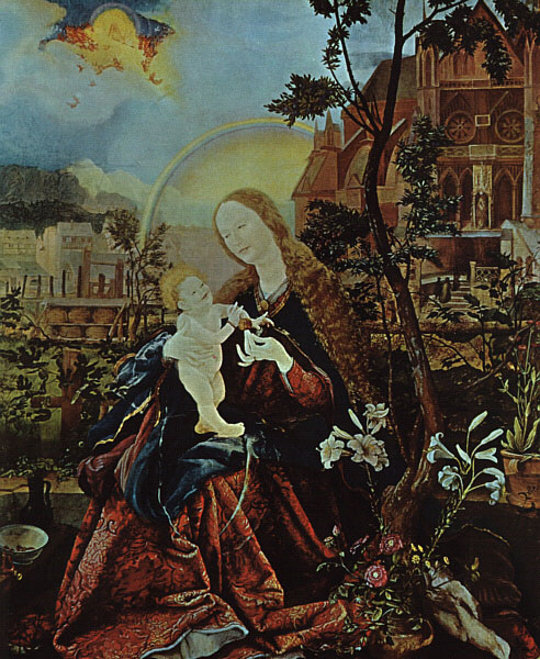  Matthias  Grunewald The Stuppach Madonna